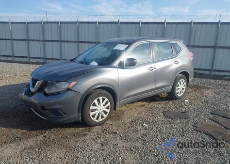 2015 Nissan Rogue S from USA, damaged, VIN KNMAT2MT1FP537603